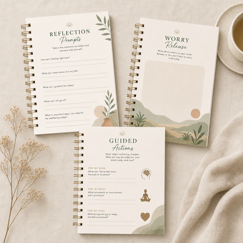 Mindfulness, Movement & Wellbeing Guided Workbook Journal